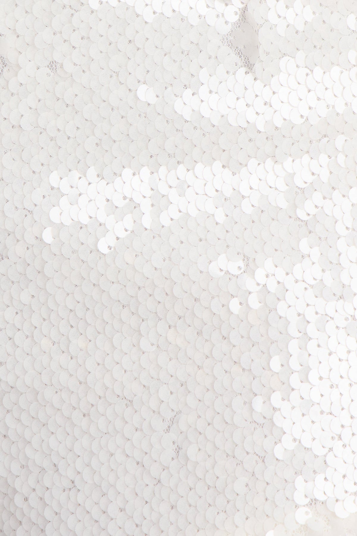 Alaina Sequin Embellished Micro Short 1″ - Pearl