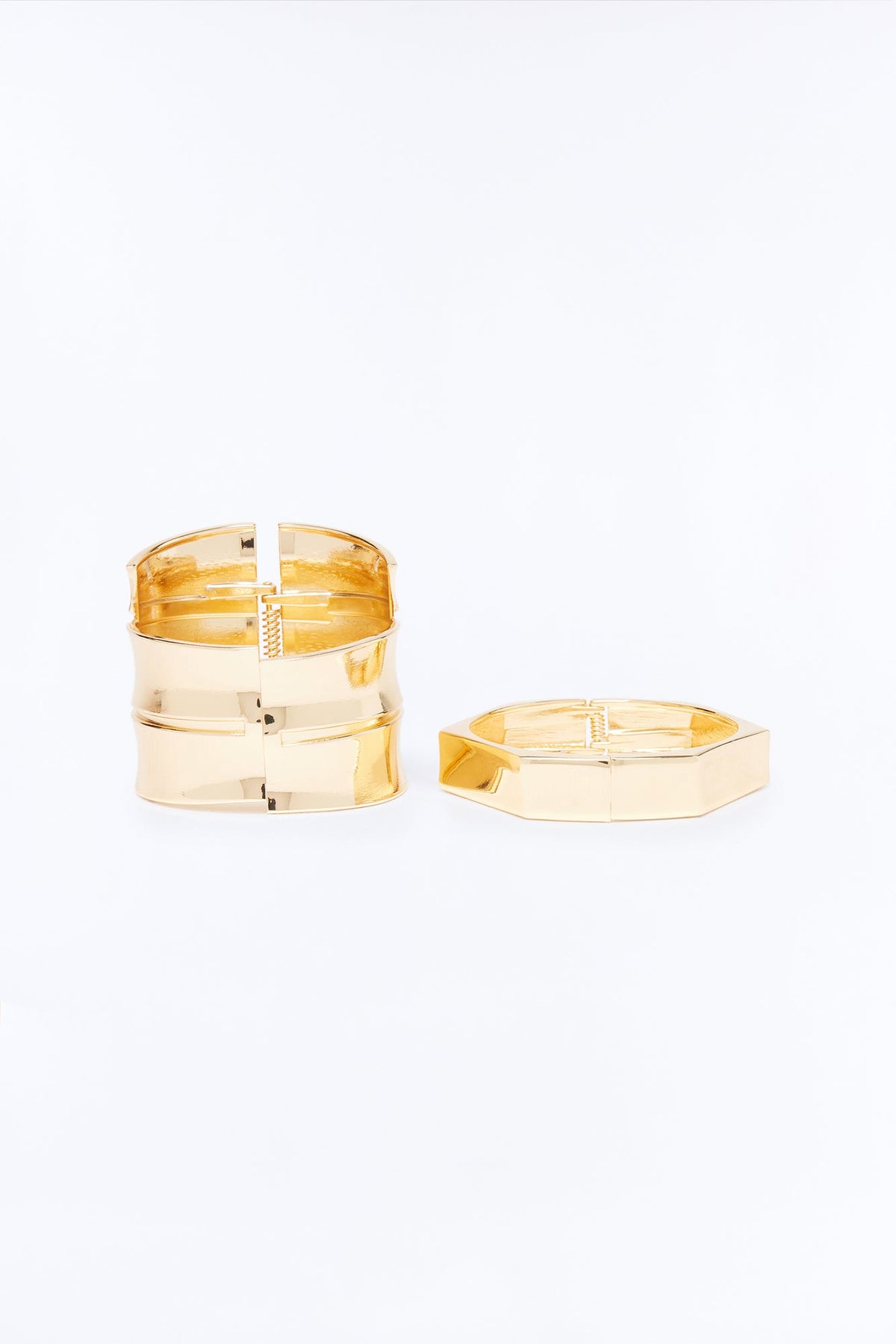Up To Something 2 Piece Bracelet Set - Gold