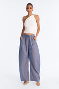 No Chill Zone Windbreaker Barrel Pant 31″ - Blue