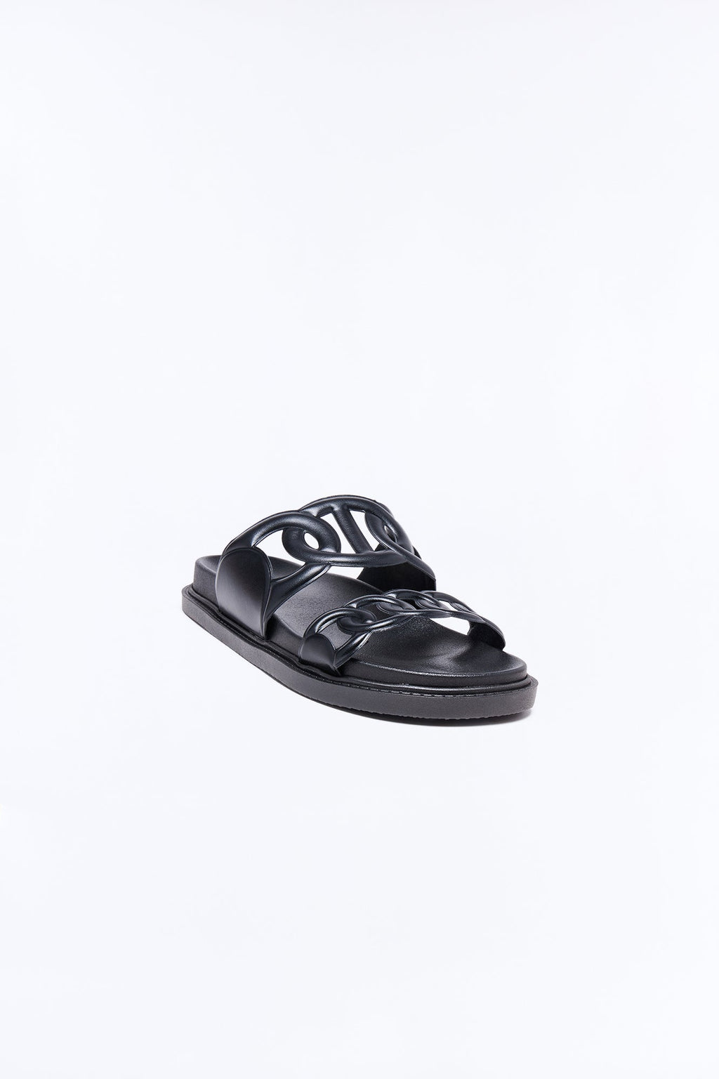 Alma Slip On Sandals - Black