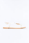 Avida Shell Sandals - White