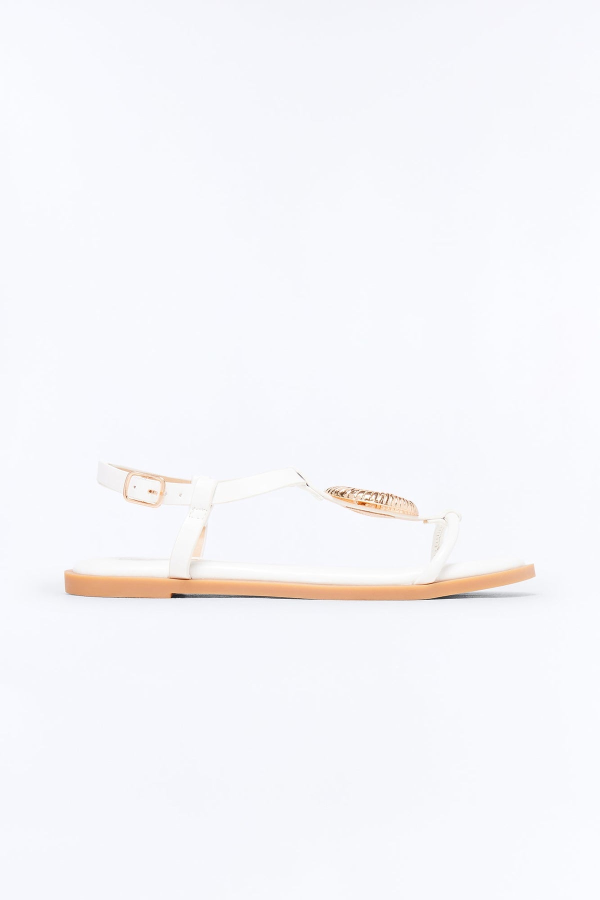 Avida Shell Sandals - White