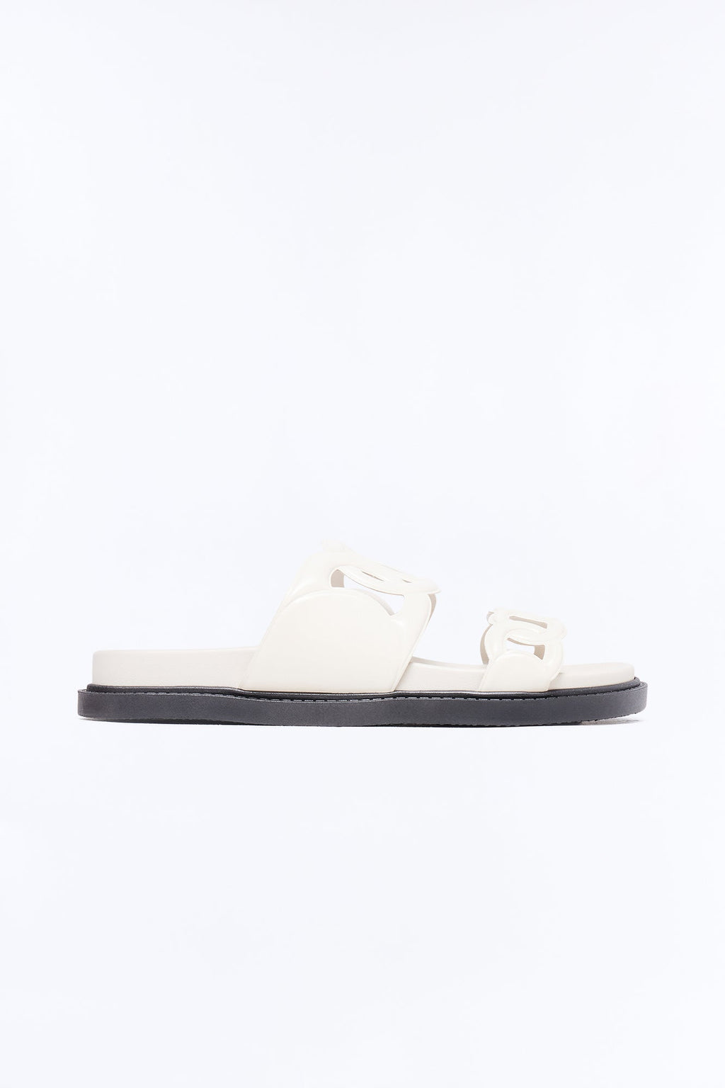 Alma Slip On Sandals - Ivory