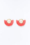 Island Sway Earrings - Gold/Pink