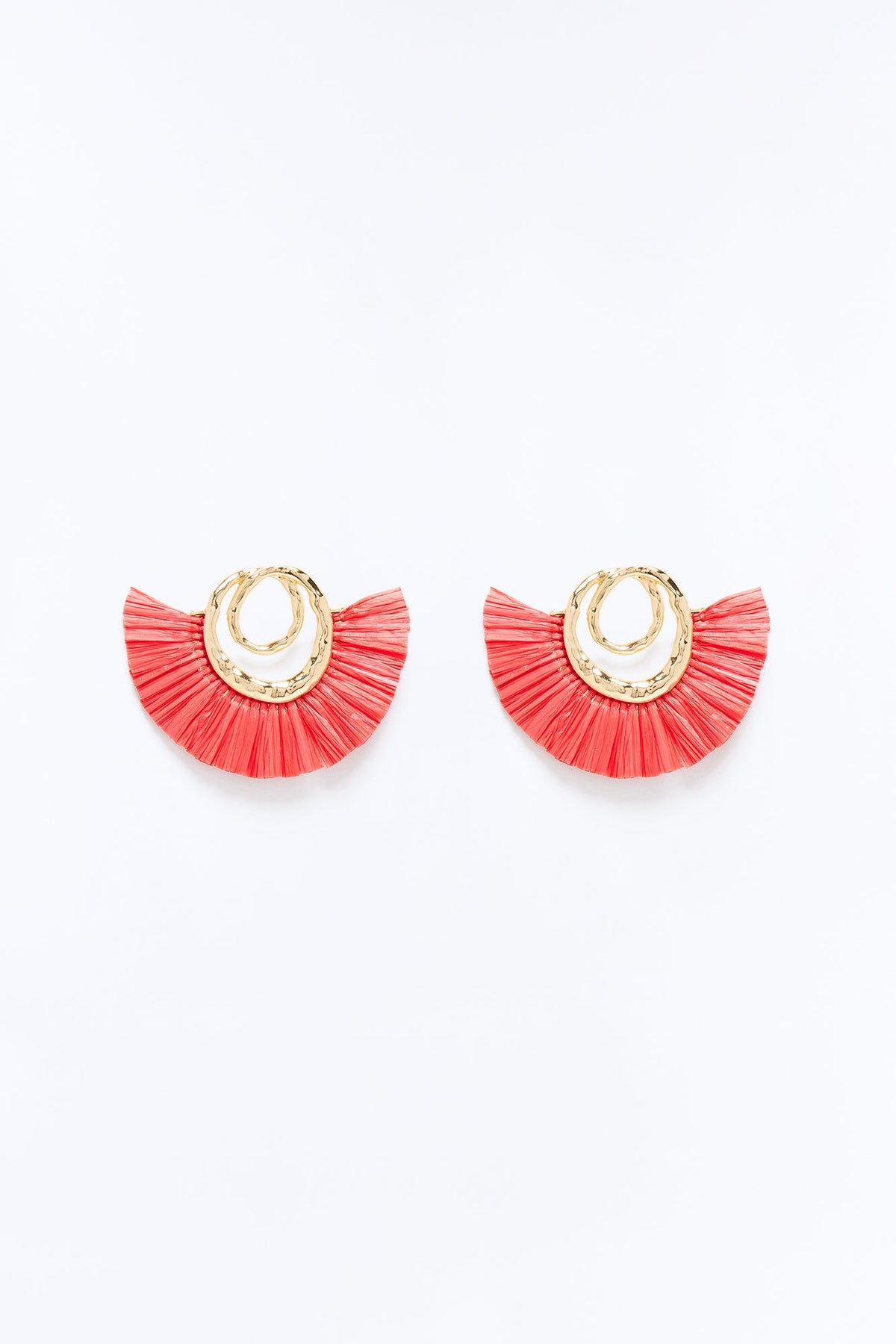 Island Sway Earrings - Gold/Pink
