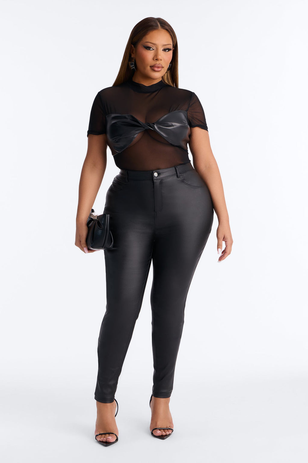 Tall Sammie High Rise Pants - Black