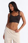 Always Seamless Comfort T-Shirt Bralette Bra - Chocolate