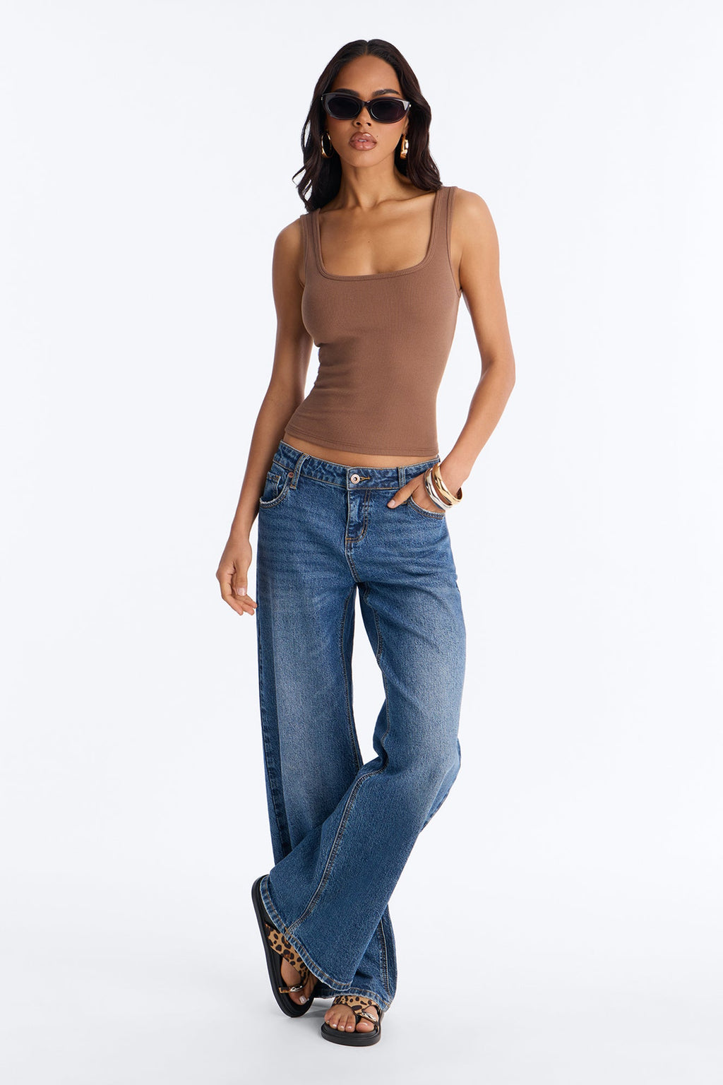 Keep It Classic Basic Tank Top - Mocha
