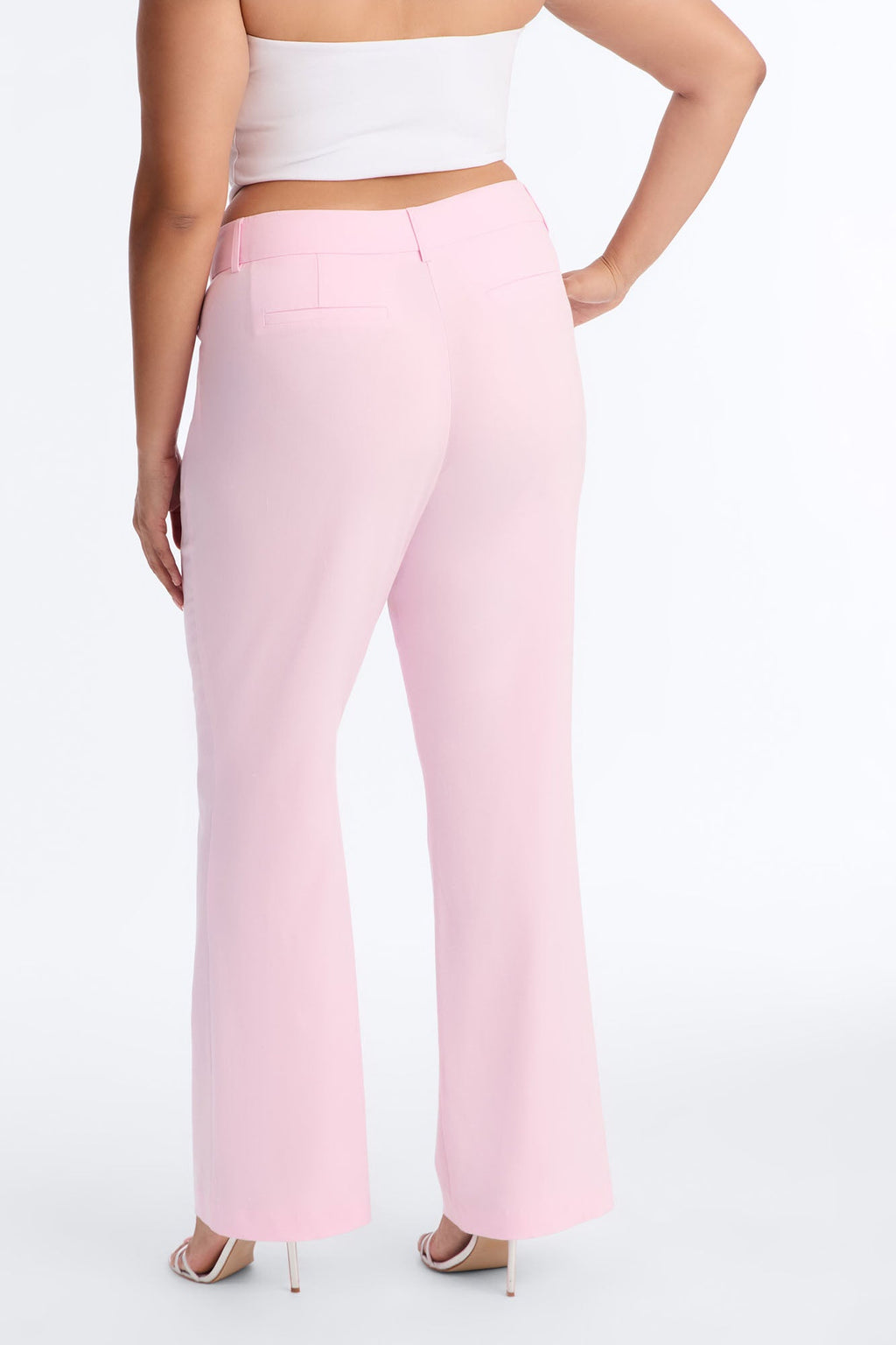 Tasha Dressy High Rise Pants - Light Pink
