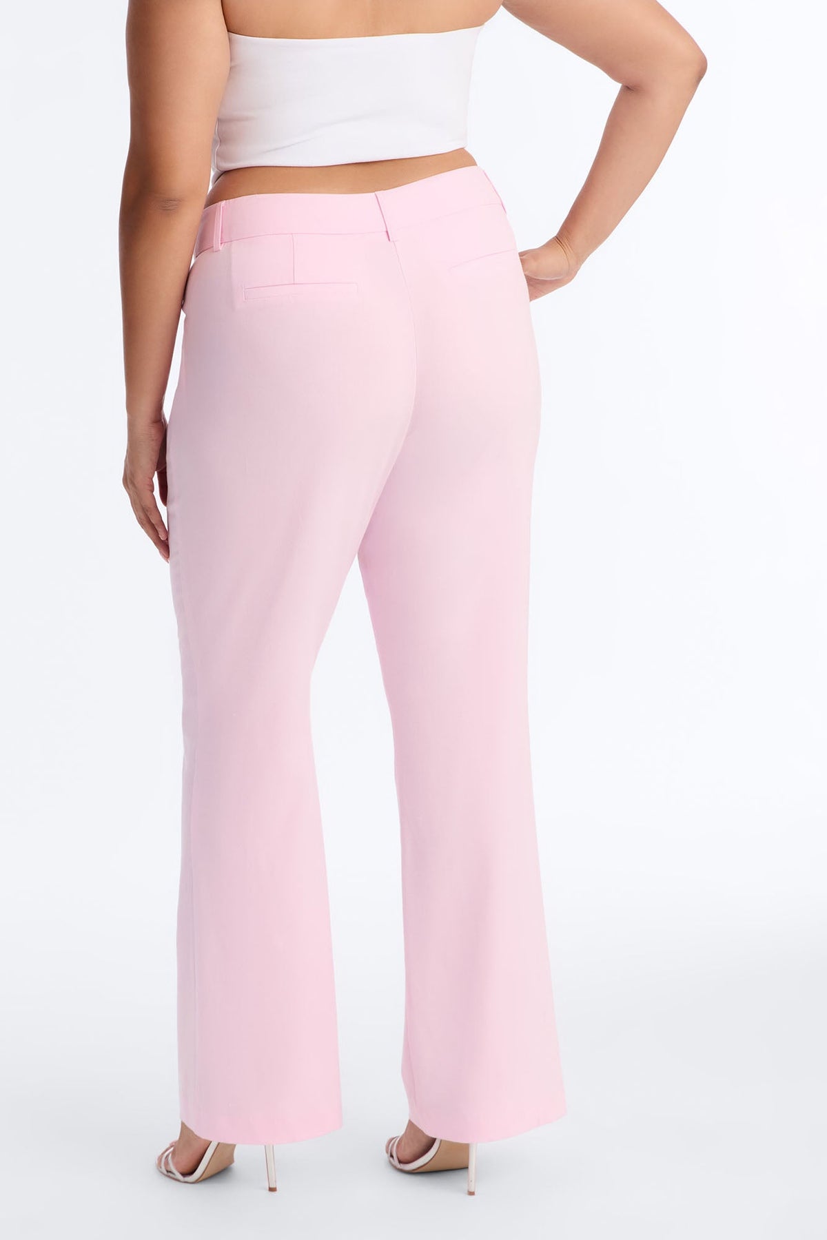 Tasha Dressy High Rise Pants - Light Pink