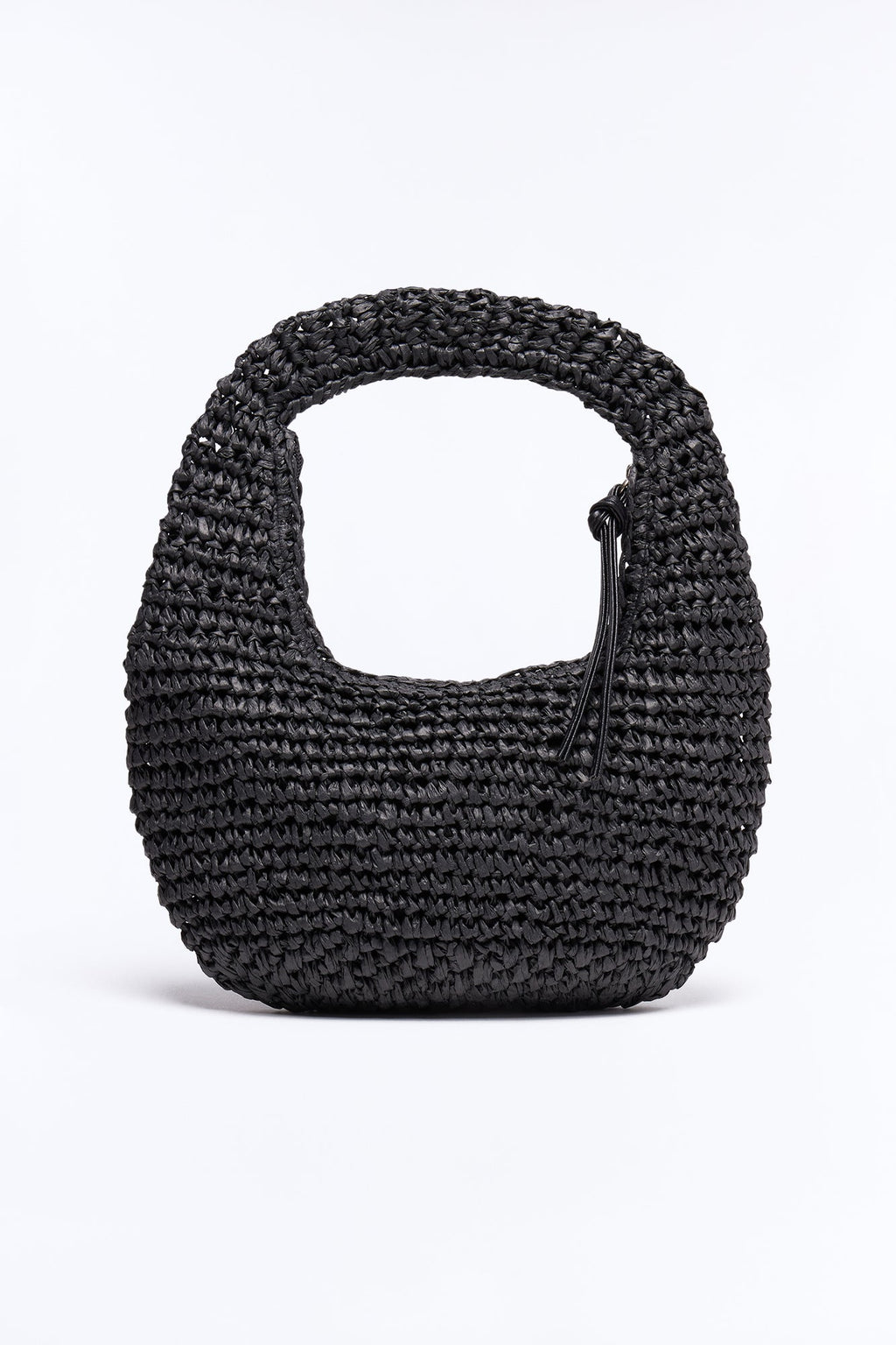 Amalfi Dreams Straw Bag - Black