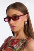 Our Song Sunglasses - Burgundy