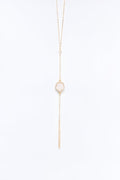 Lucky Toes Clover Foot Chain - White/Gold