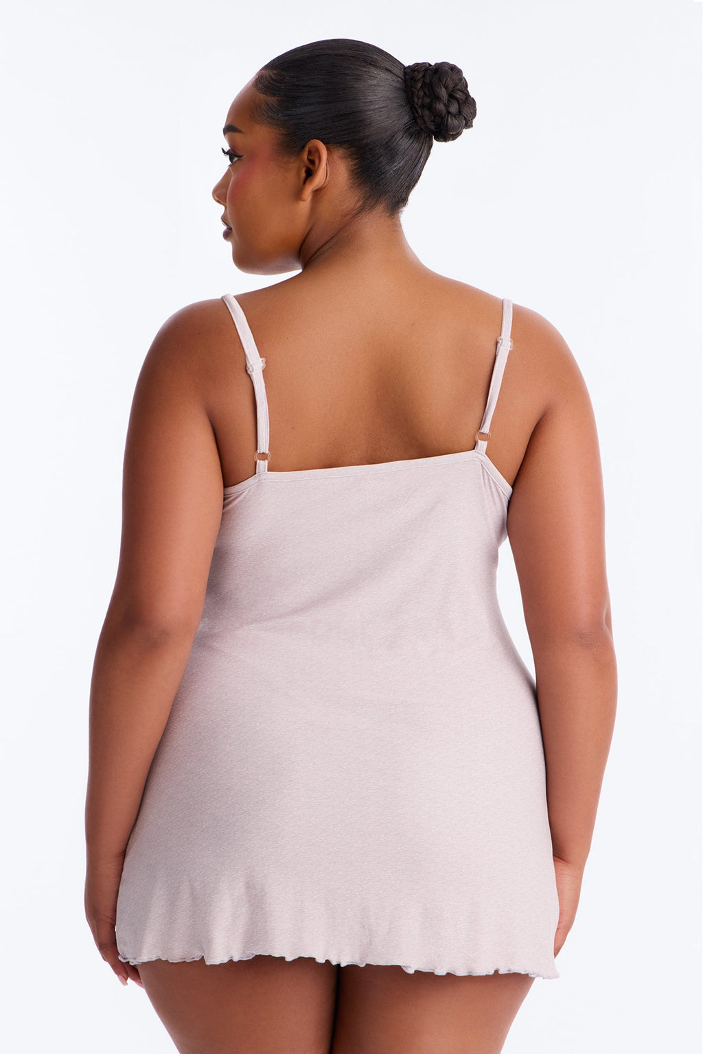 Cute But Sleepy PJ Sleep Dress - Heather Grey