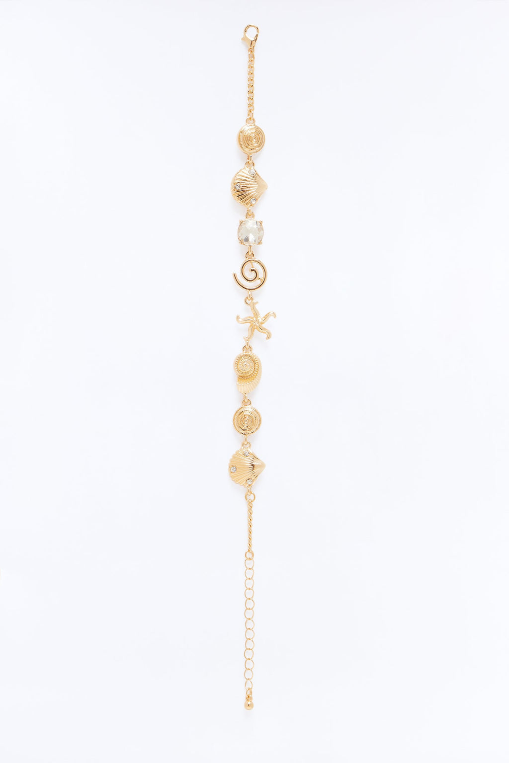 Tropicoast Seashell Anklet - Gold