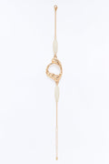 Shore Seashell Hardware Anklet - Gold/combo