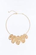 Paradise Shield Hardware Necklace - Gold