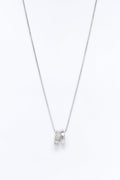 Pinky Promise Ring Necklace - Silver