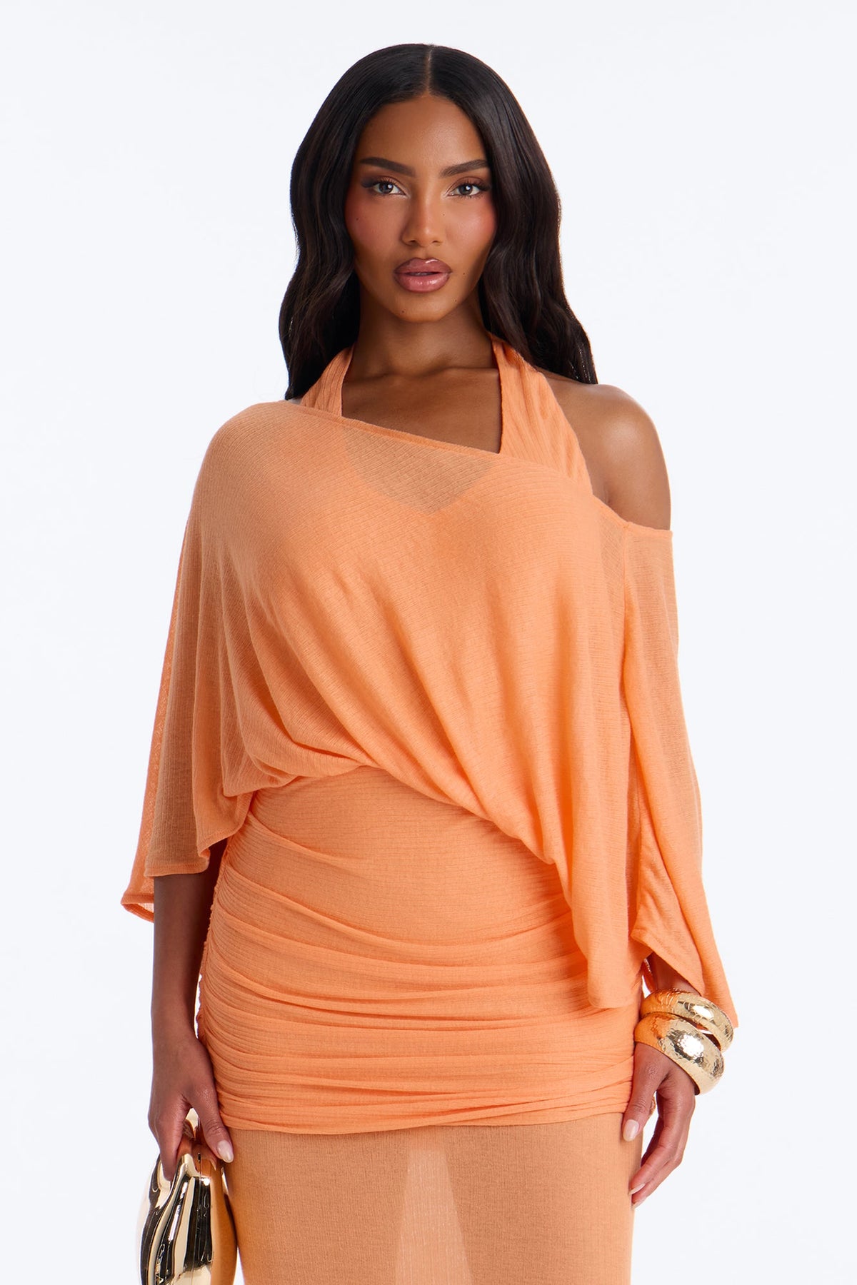 Softly Stunning Maxi Dress - Orange