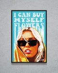 I Can Buy Myself Flowers | Modern Pop Art Canvas Wall Art